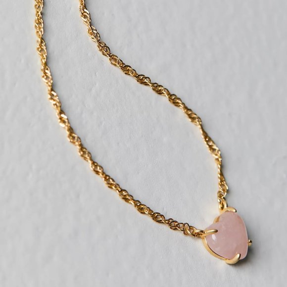 Free People Postcard Necklace & Patch Set – NWT – 14K Gold Plated – Gift-Ready - Picture 2 of 4